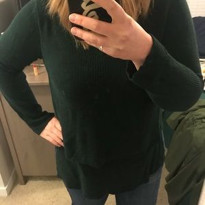 Market & Spruce Emerald Green Sweater